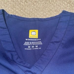 Wonderwink Scrub Set in Navy Blue Size M
